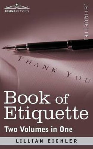 Cover image for Book of Etiquette (Two Volumes in One)