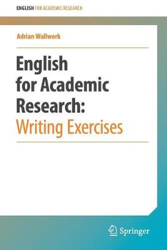 Cover image for English for Academic Research: Writing Exercises