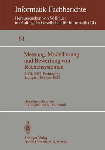 Cover image for Messung, Modellierung Und Bewertung Von Rechensystemen