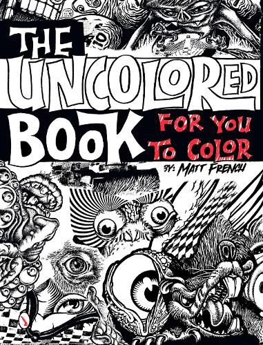 Cover image for Uncolored Book for You to Color