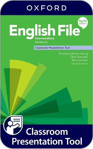 Cover image for English File Intermediate Workbook Classroom Presentation Tool