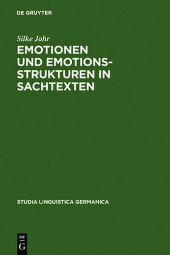 Cover image for Emotionen und Emotionsstrukturen in Sachtexten