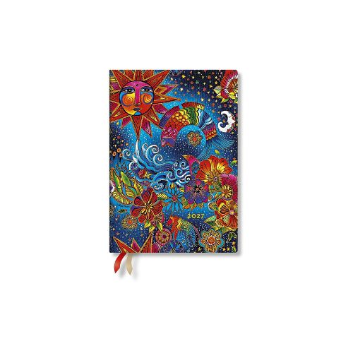 Cover image for 2027 Celestial Magic (Whimsical Creations) Midi 12-Month Softcover Dayplanner (Elastic Band Closure) Horizontal