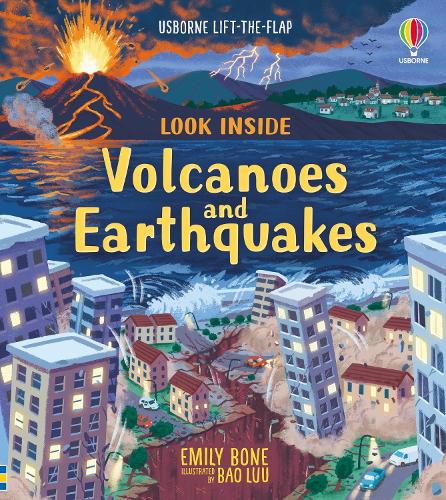Cover image for Look Inside Volcanoes and Earthquakes