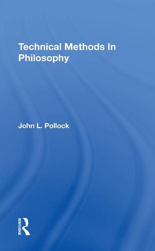 Technical Methods in Philosophy