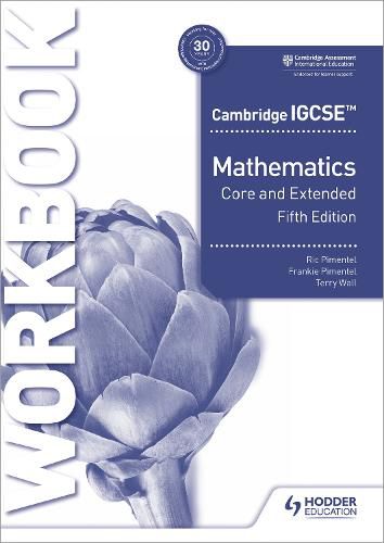 Cover image for Cambridge IGCSE Core and Extended Mathematics Workbook Fifth edition