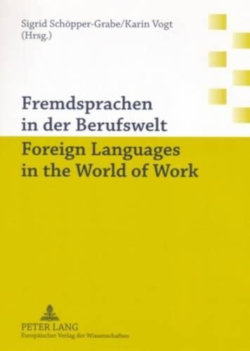 Cover image for Fremdsprachen in Der Berufswelt Foreign Languages in the World of Work