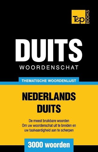 Cover image for Thematische woordenschat Nederlands-Duits - 3000 woorden