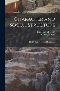 Cover image for Character and Social Structure