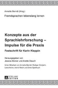 Cover image for Konzepte Aus Der Sprachlehrforschung - Impulse Fuer Die Praxis: Festschrift Fuer Karin Kleppin