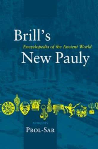 Cover image for Brill's New Pauly, Antiquity, Volume 12 (Prol-Sar)