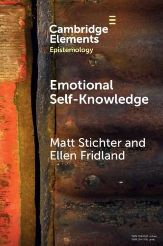 Cover image for Emotional Self-Knowledge