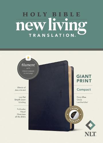 Cover image for NLT Compact Giant Print Bible, Filament Enabled Edition (Red