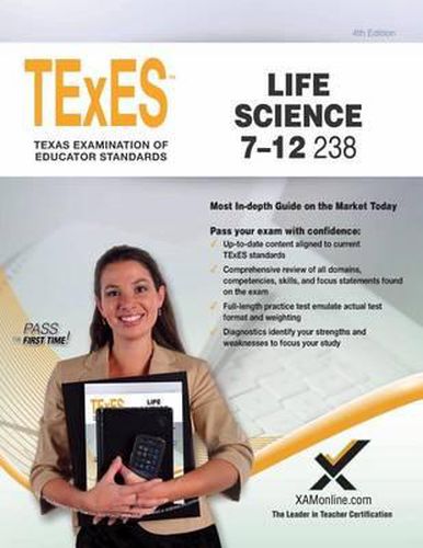 Cover image for TExES Life Science 7-12 238 Teacher Certification Study Guide Test Prep