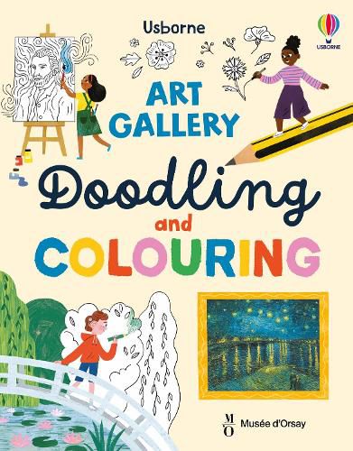 Cover image for Art Gallery Doodling and Colouring