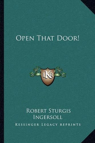 Cover image for Open That Door!