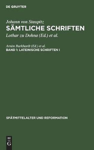 Cover image for Lateinische Schriften I