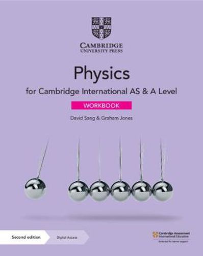 Cover image for Cambridge International AS & A Level Physics Workbook with Digital Access (2 Years)