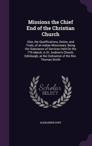 Cover image for Missions the Chief End of the Christian Church