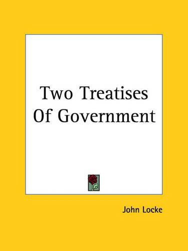 Cover image for Two Treatises Of Government
