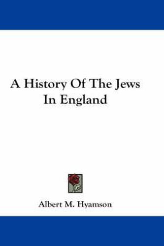 A History of the Jews in England