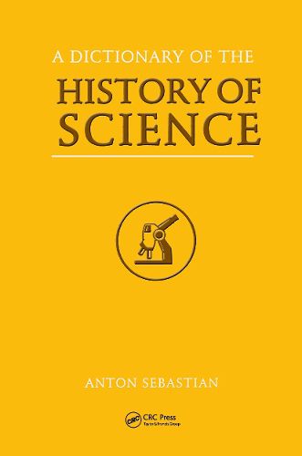 Cover image for A Dictionary of the History of Science