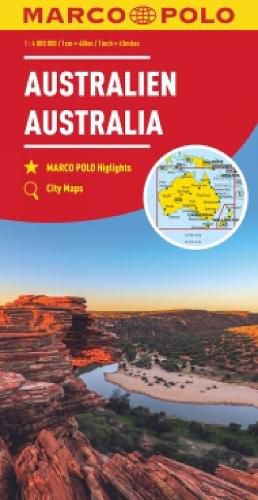 Cover image for Australia Marco Polo Map