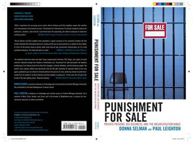 Cover image for Punishment for Sale: Private Prisons, Big Business, and the Incarceration Binge