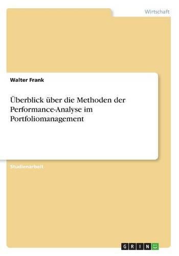 Cover image for UEberblick uber die Methoden der Performance-Analyse im Portfoliomanagement