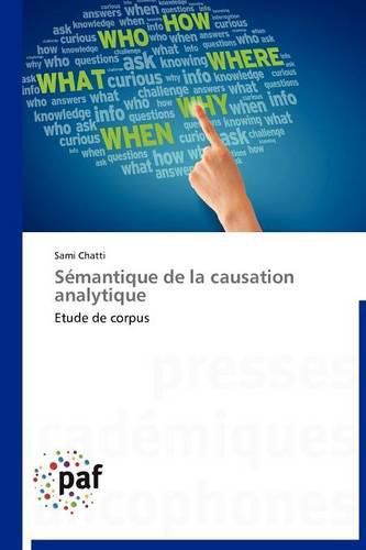 Cover image for Semantique de la Causation Analytique