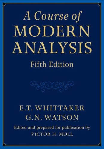 Cover image for A Course of Modern Analysis