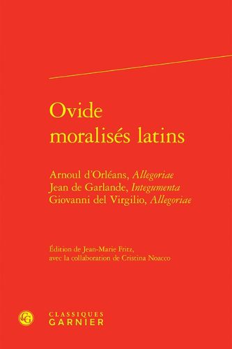 Cover image for Ovide Moralises Latins