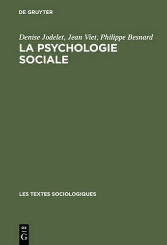 Cover image for La psychologie sociale: Une discipline en mouvement