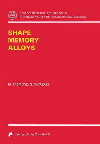 Cover image for Shape Memory Alloys