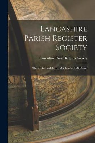 Cover image for Lancashire Parish Register Society