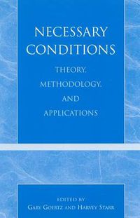 Cover image for Necessary Conditions: Theory, Methodology, and Applications