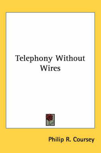 Cover image for Telephony Without Wires