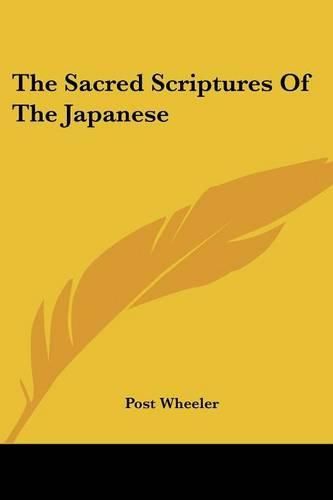 Cover image for The Sacred Scriptures of the Japanese