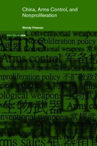 Cover image for China, Arms Control, and Non-Proliferation