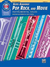 Cover image for Aoa Pop, Rock, and Movie Instrumental Solos: Tenor Saxophone, Book & CD