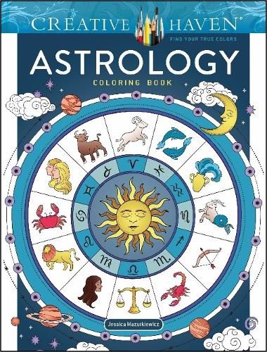 Cover image for Creative Haven Astrology Coloring Book