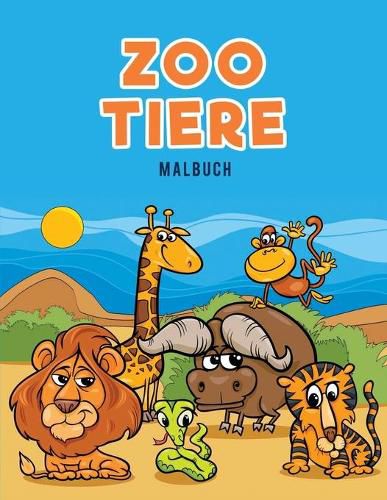 Cover image for Zoo Tiere Malbuch