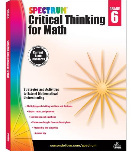 Cover image for Spectrum Critical Thinking for Math, Grade 6