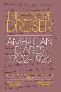 Cover image for The American Diaries, 1902-1926