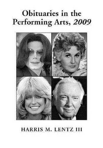 Obituaries in the Performing Arts, 2009