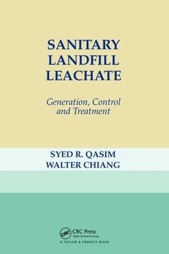 Cover image for Sanitary Landfill Leachate: Generation, Control and Treatment