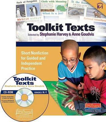 Cover image for Toolkit Texts: Grades Prek-1: Short Nonfiction for Guided and Independent Practice