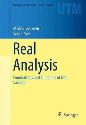 Cover image for Real Analysis: Foundations and Functions of One Variable