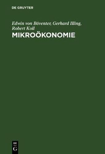 Cover image for Mikrooekonomie