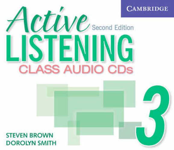 Cover image for Active Listening 3 Class Audio CDs